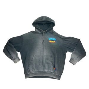 Aviator Nation Dark Gray Hoodie with Multicolor Patch
